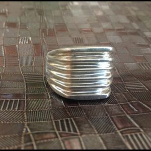 Men’s heavy solid sterling silver 925 ring